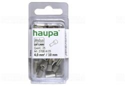 Haupa Érvéghüvely szigetelt 4, 0/10 szürke 27081425 SmallPack Haupa (25db/bliszter) (27081425)