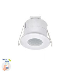 spectrumLED PIR Mozgásérzékelő szenzor 360 fokos 1, 2KW 6M sűllesztett kivitel IP20 230V SMART, WI-FI, WOJ05783 SpectrumLED (WOJ05783)