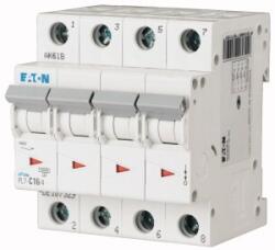 Eaton C20 165179 PL7-C20/4 Kismegszakító, 10kA 20A 4pólusú (165179)