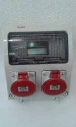 Famatel S. A AcQUA 9 modulos szerelt ipari doboz /2db 5p 16A-380V/, 3957_95, Famatel S. A (3957_95)