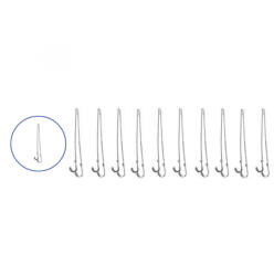 Somogyi Home PP 75T forrasztóhegy PP75, PP2, PP1 forrasztópisztolyokhoz, 43 mm / 1, 5 mm2 nikkel bevonatú vörösréz, 10 db / csomag, PP_75T (PP_75T)
