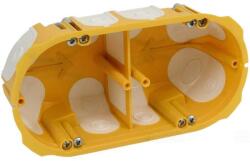 Kopos Gipszkartonkdoboz 2-es légtömített 138x68mm, PVC, KPL 64-50/2LD_NA (KOPKPL64502LDNA)