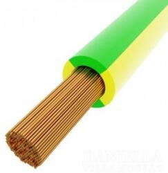 Prysmian MKH vezeték 1x10mm2 zöld-sárga PVC szigetelésű sodrott réz erű H07V-K (MKH) (VEZ1500072)