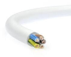 Prysmian MT kábel 5x6mm2 fehér PVC köpenyes réz erű sodrott H05VV-F (MTK) (VEZ1800088)