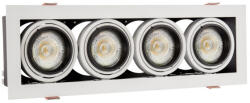 spectrumLED MODERN DAY MINI GU10 x4 FEHÉR frame Süllyesztett lámpatest, SLIP002004 SpectrumLED (SLIP002004)