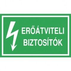  Öntapadó vinil matrica 60x100mm zöld - Erőátviteli biztosítók (ATZ24001)