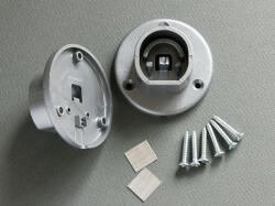 Topmet TM-végzáró Oval LED profilhoz rútartó szett ezűst (pár) 92040040 (214915)