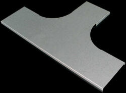 KOPOS T-idom fedél rozsdamentes acél 125x50-100mm kábeltálcához, Rozsdamentes acél AISI 304, NIXVT 125_IX (KOPNIXVT125IX)