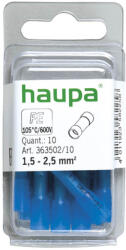 Haupa 363502/10 Toldó hüvely 1, 5-2, 5 SmallPack, vezeték összekötő (10db/bliszter) (36350210)