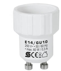 Somogyi Home E14/GU10 foglalatátalakító adapter, max. 0, 3 A, E14_GU10 (E14_GU10)