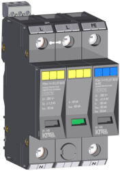 KIWA POm I 1+1R LCF 50/30kA szikraköz+varisztor túlfeszültség levezető T1+T2 (B+C) 81.145 (KIWA81145)