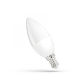 spectrumLED LED gyertya C37 E14 230V 1W CW, LED izzó, fényforrás, WOJ14453 SpectrumLED (WOJ14453)