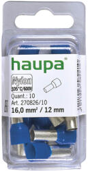 Haupa Érvéghüvely szigetelt 16/12 kék 270826/10 SmallPack Haupa (10db/bliszter) (27082610)