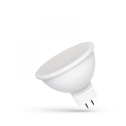 spectrumLED LED MR16 12V 6W SMD NW WITH OPÁL COVER LED izzó, fényforrás, WOJ14550 SpectrumLED (WOJ14550)