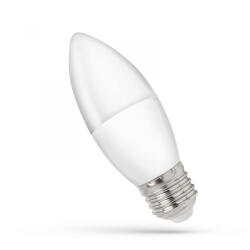spectrumLED LED gyertya C37 E27 230V 1W WW, LED izzó, fényforrás, WOJ14454 SpectrumLED (WOJ14454)