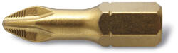 Högert Technik Csavarhúzó BIT, PH2 25 mm, recézett, acél S2 titán-nitrid bevonatú HT1S382 (HT1S382)