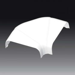 KOPOS Takarósarok fehér PK 210X70 D csatornához, PVC, 8493_HB (KOP8493HB)