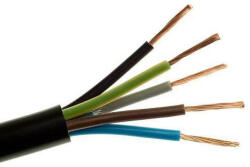 Prysmian Gumiköpenyes kábel GT vezeték 5x2, 5 mm2 fekete sodrott réz erű H05RR-F (GT) (KAB1800029)