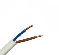 Prysmian MT kábel 2x1, 5mm2 fehér PVC köpenyes réz erű sodrott H05VV-F (MTK) (VEZ1800025)