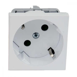 KOPOS QUADRO moduláris dugalj (SCHUKO) földeléssel, gyermekvédelemmel IP20, PVC, QS 45X45 C_HB (KOPQS45X45CHB)