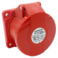 Famatel FAMATEL ipari ráépíthető aljzat/dafb-324/ 3P+N+F 380V 32A IP44, 23373, Famatel S. A (23373)