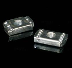 KOPOS Négyszögletes csúszóanya M10 E90, horganyzott, PM 41 M 10_GMT (KOPPM41M10GMT)