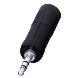 Somogyi Elektronic Audió átalakító, 3, 5 mm sztereó dugó-2 x 6, 3 mm sztereó alj, AC_6X (AC_6X)