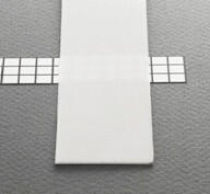 Topmet TM-takaró profil Wide profilhoz befűzős tejfehér 2000mm (G) 84070038 (130652)