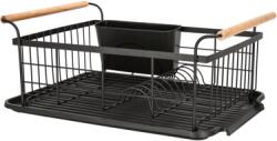 Horecano HOME-MATT BLACK-Сушилник за съдове 1ет. 44x32xh20.3cm (23257-001) (0185121)