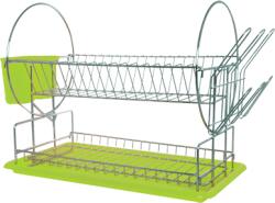 ECE METAL G-Сушилник за чинии 2ет ЗЕЛЕН 23.5x42xh36cm (71021S-1-G) (018598)