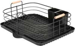Horecano HOME-MATT BLACK-Сушилник за съдове 1ет 46.5x36xh17cm (23261-001) (0185123)