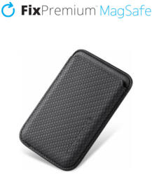FixPremium - MagSafe Carbon Portofel, negru