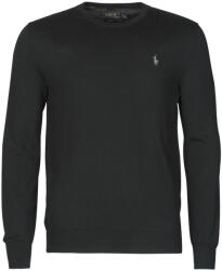 Ralph Lauren Pulovere Bărbați PULL COL ROND AJUSTE EN COTON PIMA LOGO PONY PLAYER Polo Ralph Lauren Negru EU M