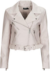 Only Jachete din piele și material sintetic Femei ONLNEWVERA FAUX LEATHER BIKER CC OTW Only Bej EU S