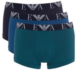 Giorgio Armani Boxeri Three Pack Logo Trunks Green/Blue/Black Emporio Armani albastru EU L