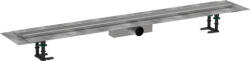 Hansgrohe RainDrain Compact, teljes 1200-as zuhanylefolyó készlet standard felszereléshez, szálcsiszolt rozsdamentes acél, HAN-56184800 (HAN-56184800)