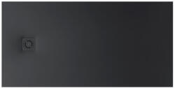 Roca Terran-N Stonex zuhanytálca 160x75 cm csúszásgátló felülettel és lefolyóval, fekete APA016402EE01400 (APA016402EE01400)