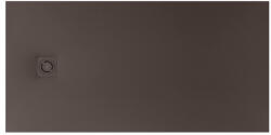 Roca Terra-N Stonex zuhanytálca 160x75 cm csúszásgátló felülettel és lefolyóval, kávé APA016402EE01660 (APA016402EE01660)