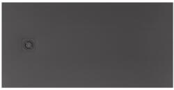 Roca Terran-N Stonex zuhanytálca 160x75 cm csúszásgátló felülettel és lefolyóval, onyx APA016402EE01640 (APA016402EE01640)