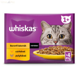 Whiskas 4 pack adult szárnyas válogatás mártásban 4x85g