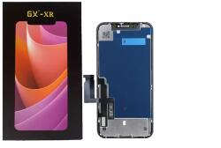 Apple iPhone XR, LCD kijelző érintőplexivel (Incell, GX OLED), fekete