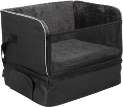 TRIXIE scaun sau pat auto pentru câini și pisici pt călători lungi - Negru - 45 × 38 × 37 cm (1322)
