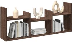 vidaXL barna tölgy színű szerelt fa fali szekrény 100 x 18 x 40 cm (854802) - vidaxl