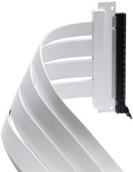 Phanteks PCI-E 4.0 x16 riser szalagkábel, 180 fokos, 30cm - fehér (PH-CBRS4.0_FL30_WT01)