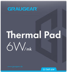  Graugear Hővezető pad CPU-hoz, 100 x 100 x 1 mm / 100 x 100 x 1, 5 mm (G-TMP-6W)
