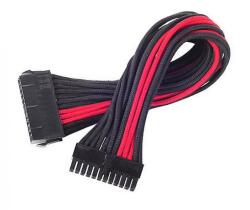 SilverStone 24-Pin ATX - 24-Pin ATX hosszabbító - 300mm fekete/piros