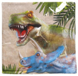 Wiky Szalvéta Dinoszauruszok 17x17cm 20db (039220)