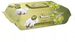 Sleepy Popsitörlő Olivaolaj&Pamut kupakos (90 db/cs) - babyboxstore