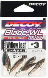 Decoy BL-5S Blade WL #3, 5 Willow Leaf Silver - villantó penge