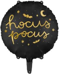 PartyDeco Fólia lufi - Hocus Pocus fekete 45 cm